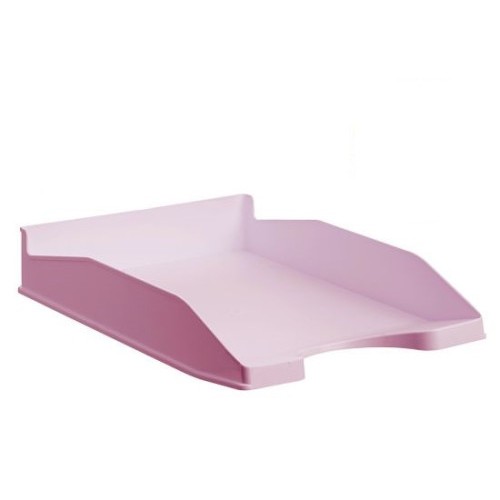 10066-BANDEJA ECOGREEN 100% RECICLADO Y RECICLABLE APILABLE ROSA PASTEL 345X255X60 MM ARCHIVO 2000 742 RS PS