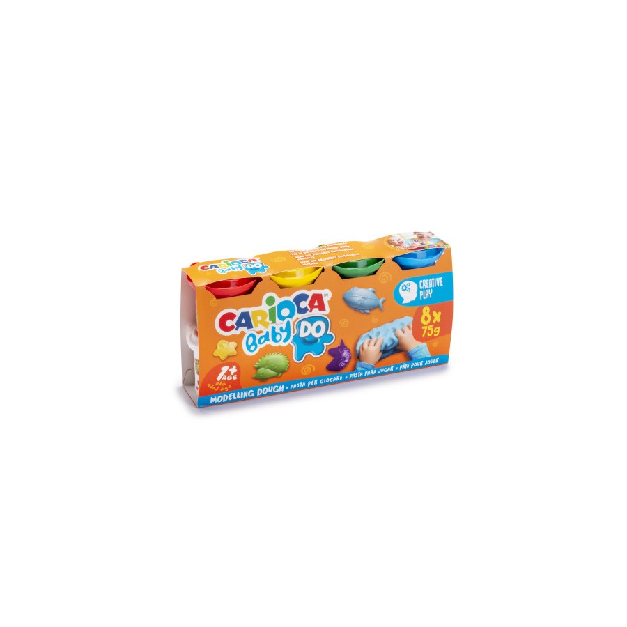 10135-SET PASTA DE MODELAR CARIOCA BABY DOUGH 8X75GR CARIOCA 43180 10135-SET PASTA DE MODELAR CARIOCA BABY DOUGH 8X75GR CARIOCA 43180