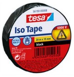 10154-ROLLO CINTA AISLANTE PVC 19MMX20METROS NEGRA TESA 56190-00008-22