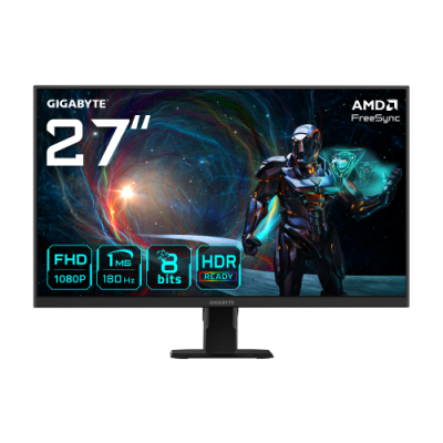 GIGABYTE GS27FA Monitor para juegos de 27 FHD 1920 x 1080 FHD 180Hz 1ms 300 cd m FreeSync HDR Ready HDMI 20