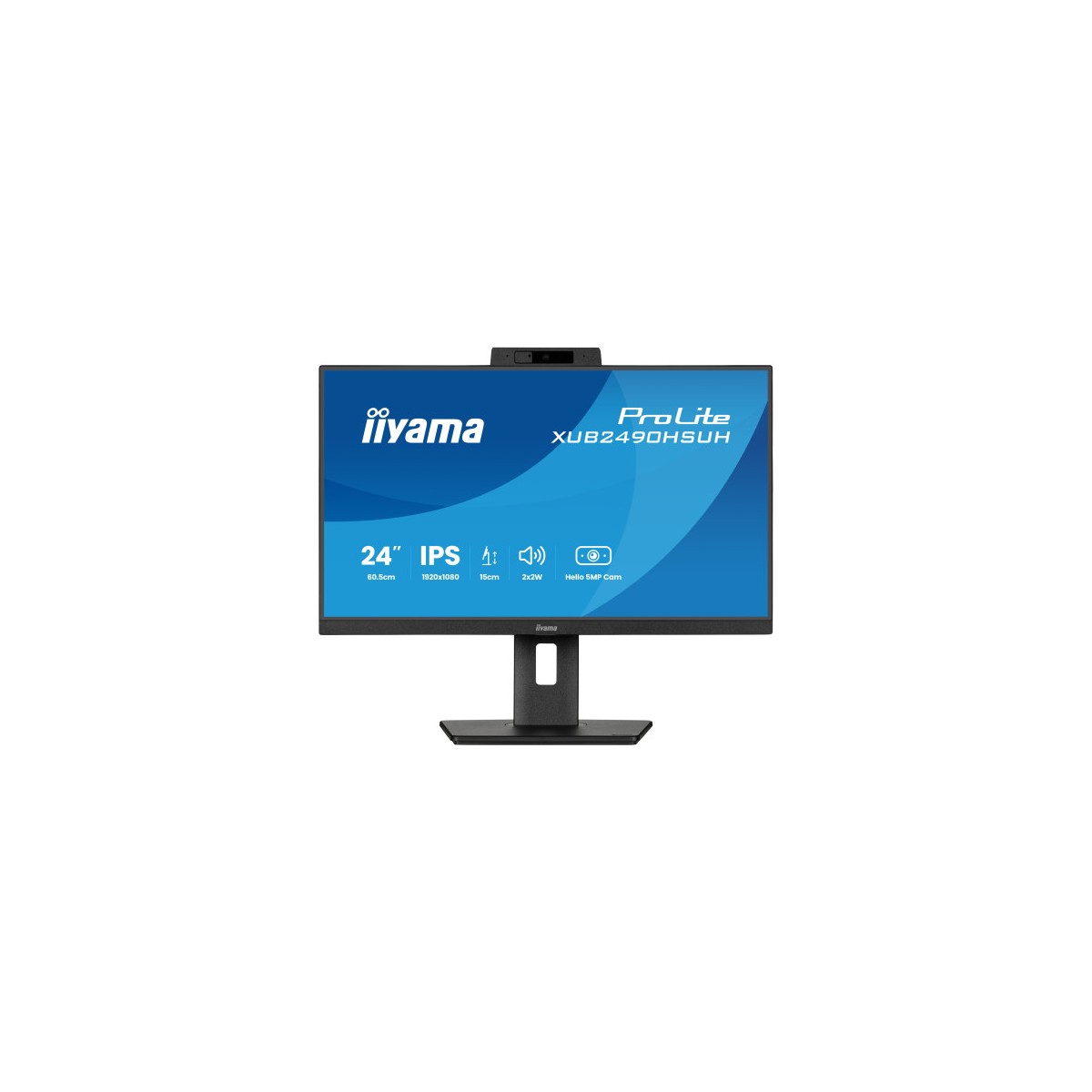 iiyama XUB2490HSUH B2 pantalla para PC 605 cm 238 1920 x 1080 Pixeles Full HD LED Negro