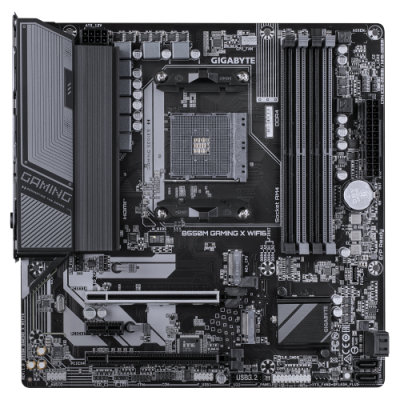 GIGABYTE B550M GAMING X WIFI6 Placa base Procesadores AMD Ryzen 5000 VRM de 53 fases hasta 3200 MHz DDR4 1x M2 PCIe 40 1x M2 PC