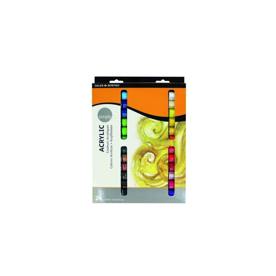 10182-SET PINTURA ACRILICA 24X 12ML SIMPLY DALER ROWNEY D126500024 10182-SET PINTURA ACRILICA 24X 12ML SIMPLY DALER ROWNEY D126500024