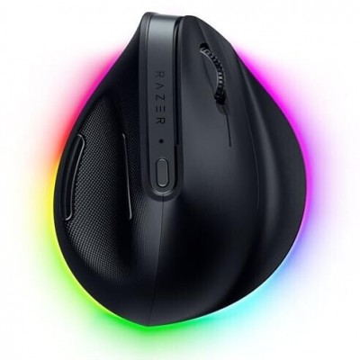 Razer Pro Click V2 Vertical raton Universal mano derecha RF Wireless Bluetooth USB Type C optico 30000 DPI