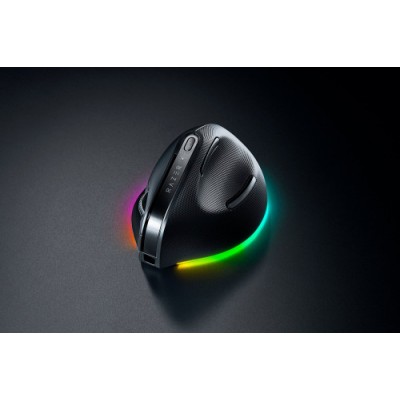 Razer Pro Click V2 Vertical raton Universal mano derecha RF Wireless Bluetooth USB Type C optico 30000 DPI
