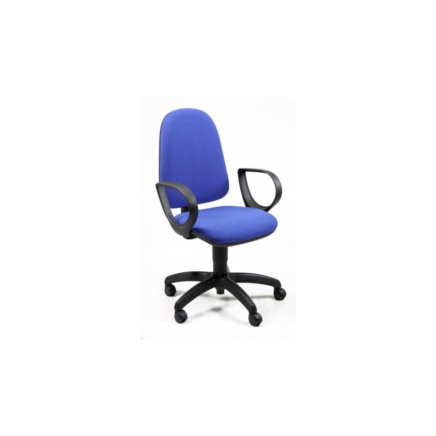 10303-SILLA OPERATIVA DANUBIO REPOSABRAZOS INCLUIDOS AZUL UNISIT JUSB/EB