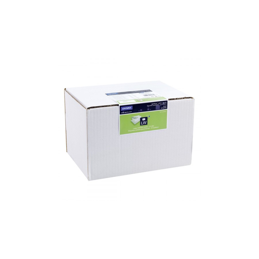 1034-PACK 24 ROLLOS ETIQUETAS DIRECCION ENVIO 89X36MM.DYMO S0722390