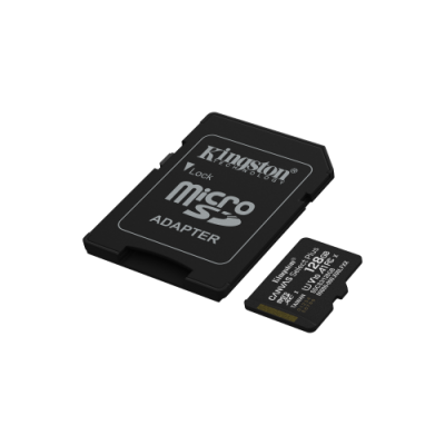 Kingston Technology 128GB microSDXC Canvas Select Plus Gen3 150MB s A1 Incluye adaptador de SD