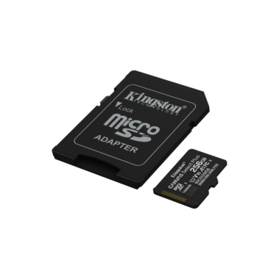 Kingston Technology 256GB microSDXC Canvas Select Plus Gen3 150MB s A1 Incluye adaptador de SD