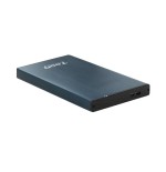 10596-TooQ TQE-2527PB caja para disco duro externo Caja de disco duro (HDD) Negro, Marina 2.5"