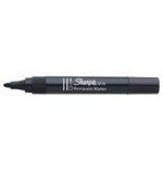 1060-MARCADOR PERMANENTE M15 PUNTA REDONDA NEGRO SHARPIE S0192584