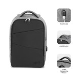 10668-MOCHILA ANTIRROBO SECURE V2 AP ANTITHEFT BACKPACK 16" BLACK
