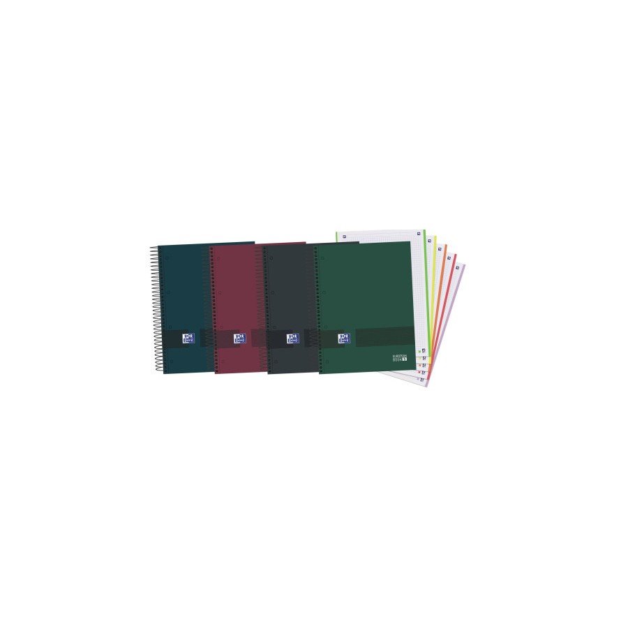 10693-CUADERNO OXFORD & YOU EUROPEANBOOK 5 MULTI A4+ T.EXTRADURA 120H 5X5 COLORES SURTIDO NEUTROS OXFORD 400159032