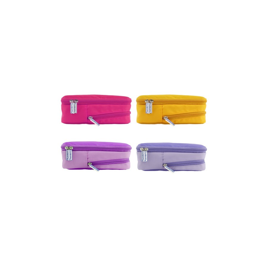 10739-Lagart Portatodo Rectangular Colorblock Multi-bolsillos