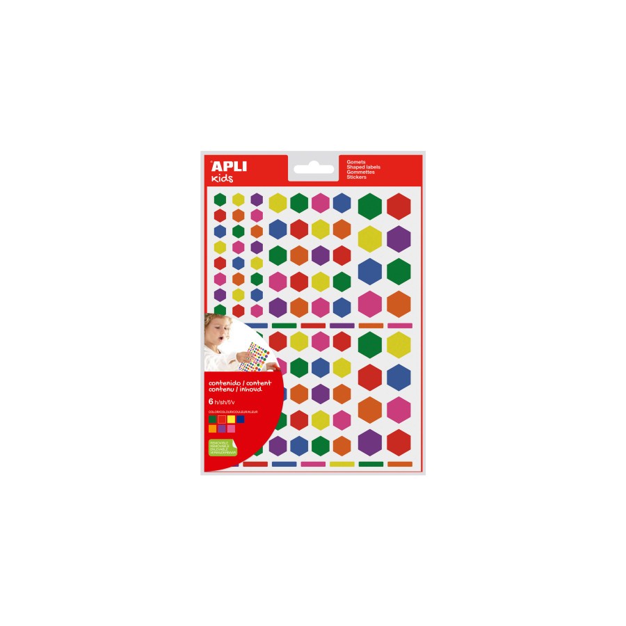 10746-APLI 18768 etiqueta decorativa engomada Azul, Fucsia, Verde, Naranja, Purpura, Rojo, Amarillo 10746-APLI 18768 etiqueta decorativa engomada Azul, Fucsia, Verde, Naranja, Purpura, Rojo, Amarillo