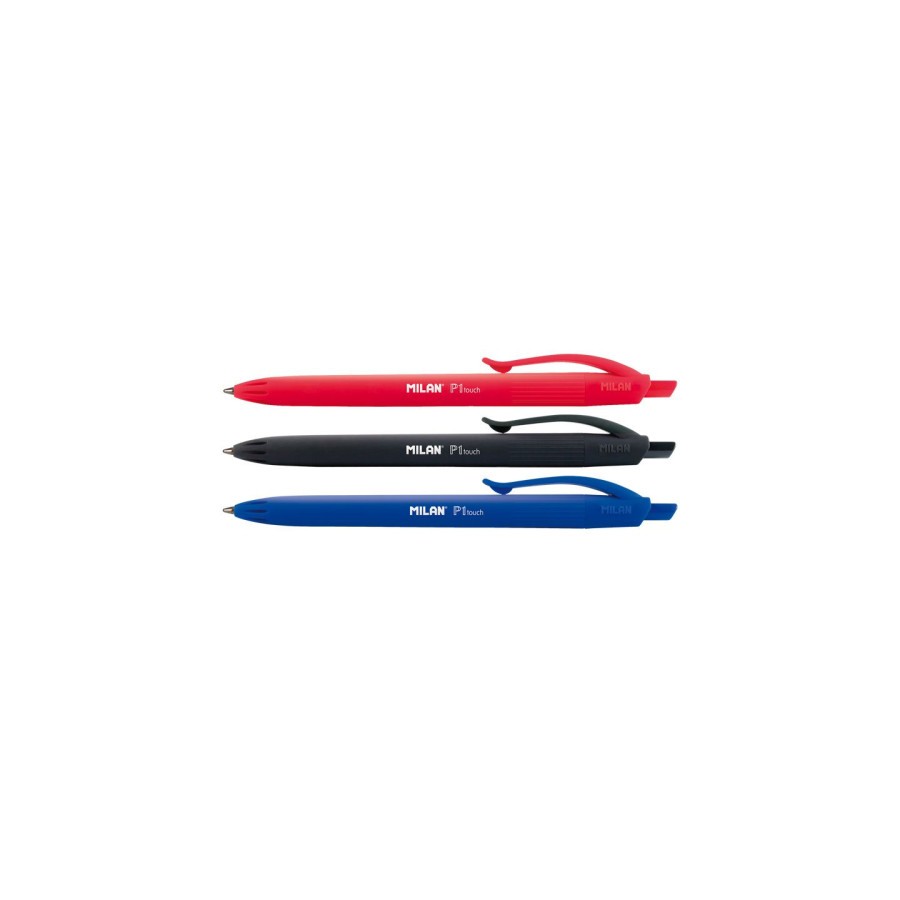10790-Milan BWM10254 Negro, Azul, Rojo Boligrafo de punta retractil con pulsador 4 pieza(s) 10790-Milan BWM10254 Negro, Azul, Rojo Boligrafo de punta retractil con pulsador 4 pieza(s)