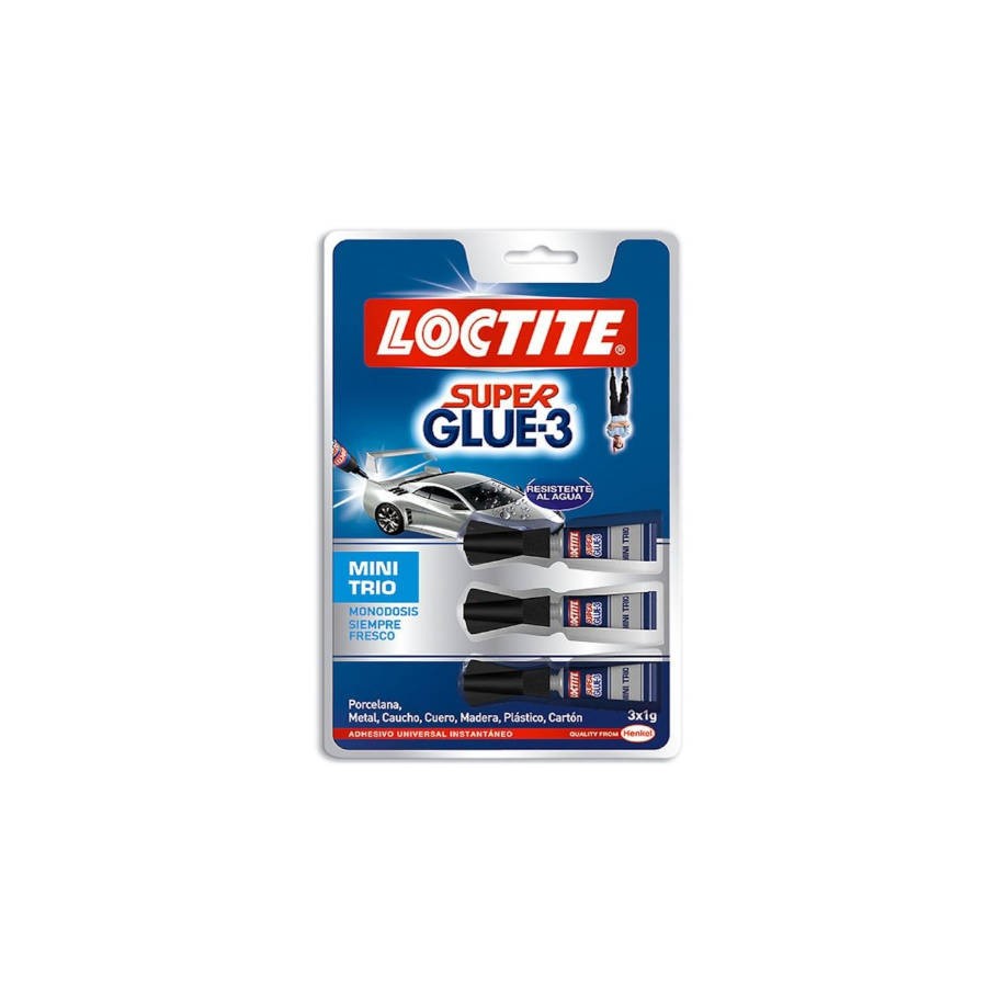 1080-ADHESIVO INSTANTANEO SUPER GLUE-3X1GR. MONODOSIS LOCTITE 2640065 1080-ADHESIVO INSTANTANEO SUPER GLUE-3X1GR. MONODOSIS LOCTITE 2640065