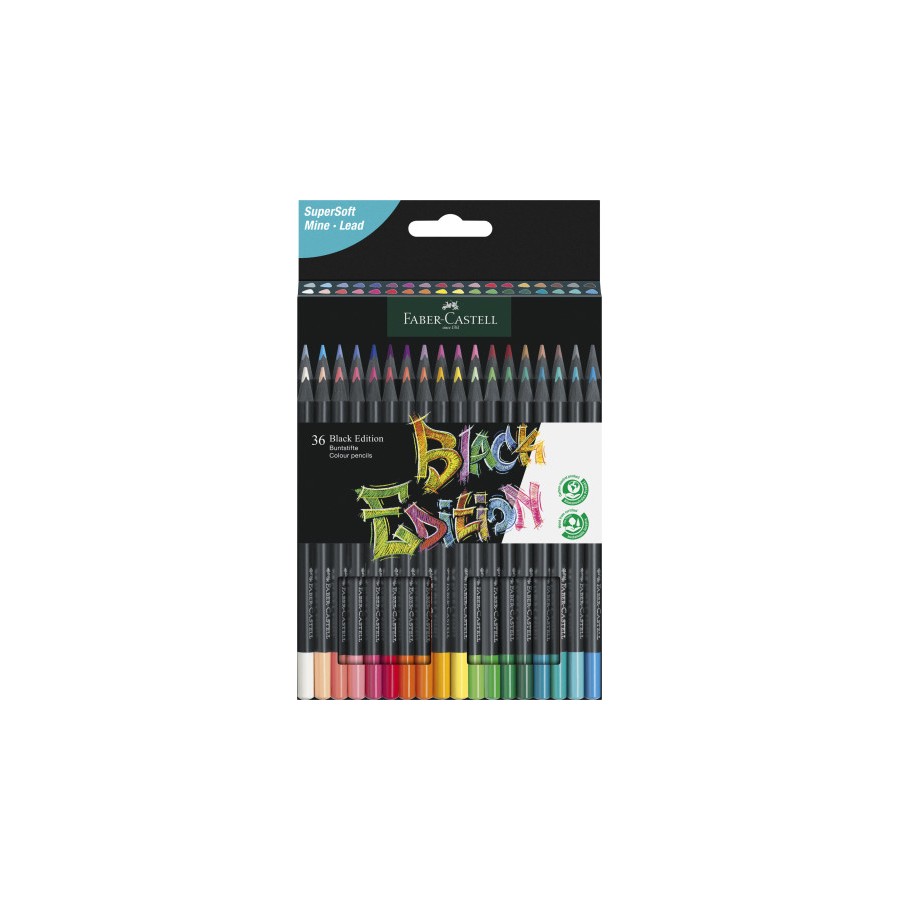 10819-ESTUCHE 36 LAPICES DE COLORES BLACK EDITION. FABER CASTELL 116436 10819-ESTUCHE 36 LAPICES DE COLORES BLACK EDITION. FABER CASTELL 116436