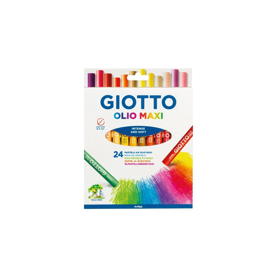 10836-ESTUCHE CON ASA GIOTTODE 24 BARRAS DE PINTURA OLEO GIOTTO F293800