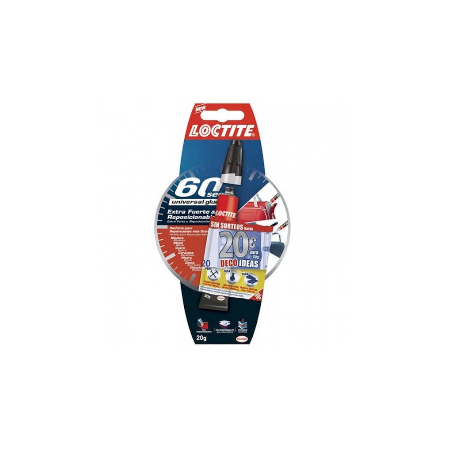 1084-ADHESIVO UNIVERSAL EXTRAFUERTE 60 SEGUNDOS LOCTITE 2066112 1084-ADHESIVO UNIVERSAL EXTRAFUERTE 60 SEGUNDOS LOCTITE 2066112