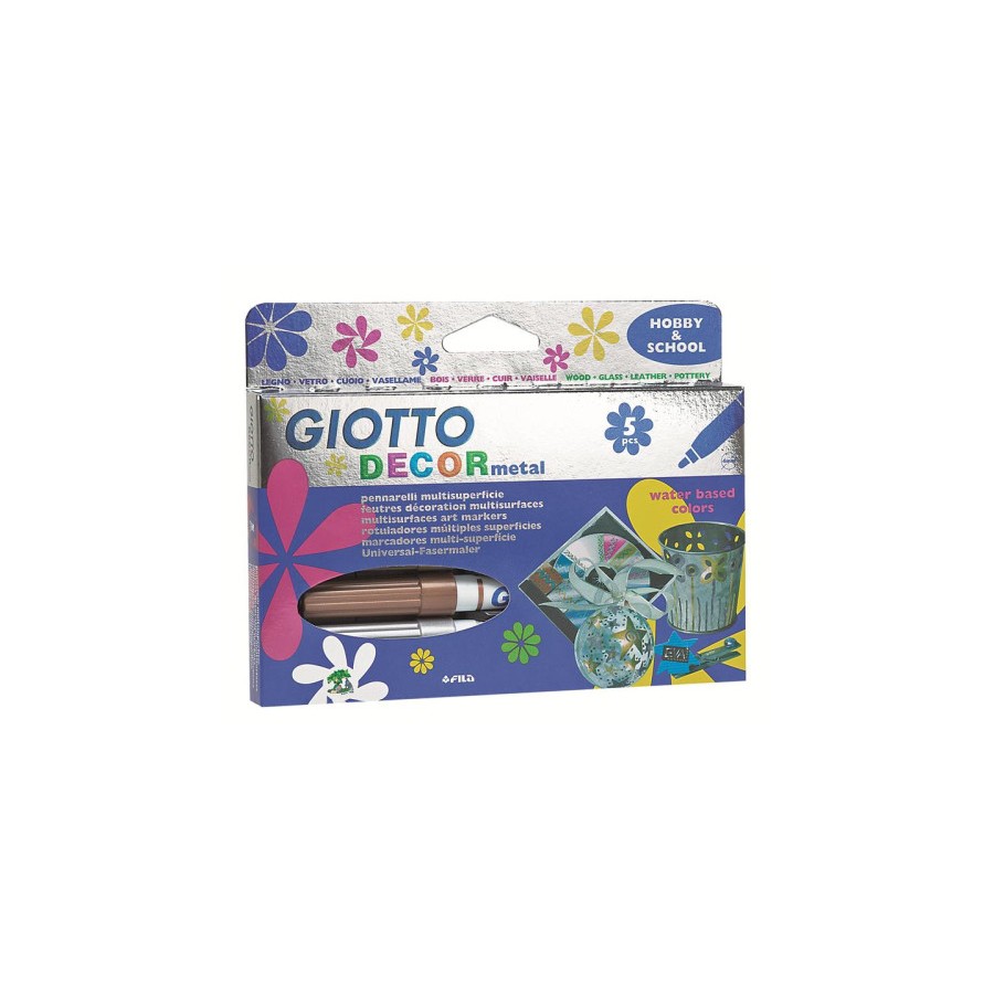 10840-ESTUCHE 5 ROTULADORES DECOR METALLIC GIOTTO F45290000 10840-ESTUCHE 5 ROTULADORES DECOR METALLIC GIOTTO F45290000