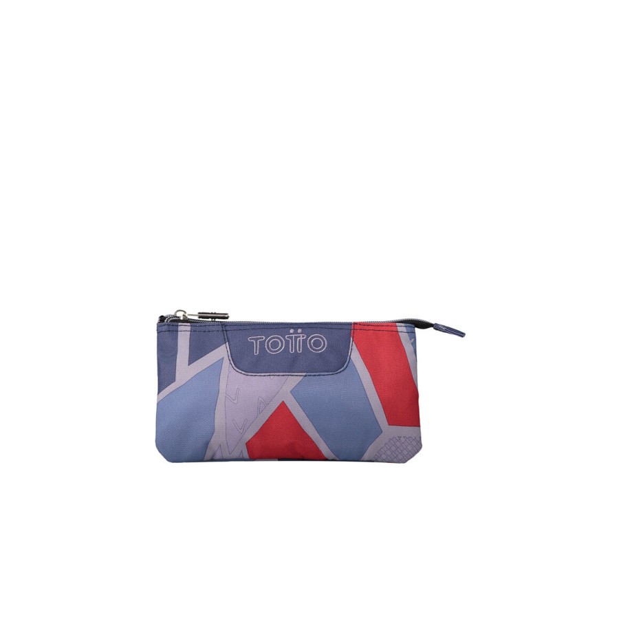 10847-Totto Tablero Estuche suave Gris, Rojo 10847-Totto Tablero Estuche suave Gris, Rojo
