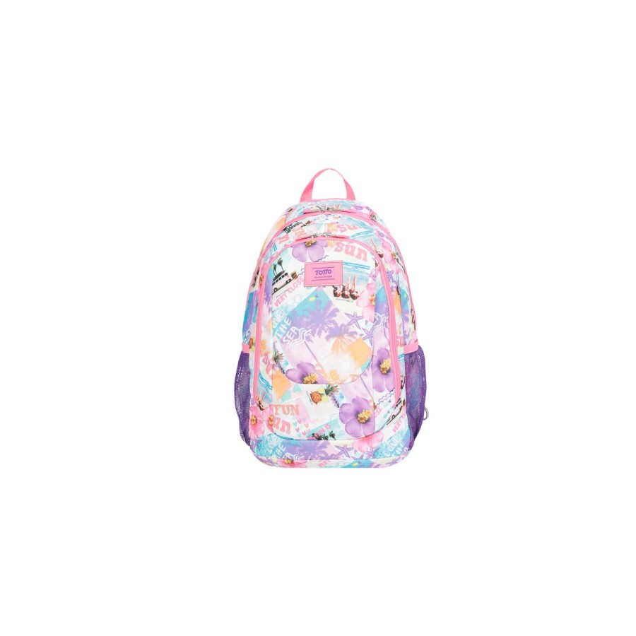 10851-Totto Goctal mochila Mochila escolar Rosa Poliester 10851-Totto Goctal mochila Mochila escolar Rosa Poliester