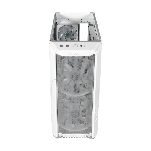 10935-CAJA COOLER MASTER HAF500 E-ATX ARGB BLANCA CRISTAL TEMPLADO (H500-WGNN-S00)