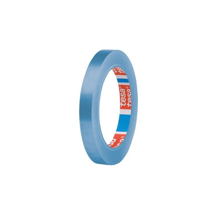 1095-CINTA DE EMBALAJE EN PVC DE COLORES 12MM.X66M. AZUL TESA 62204-00008-00