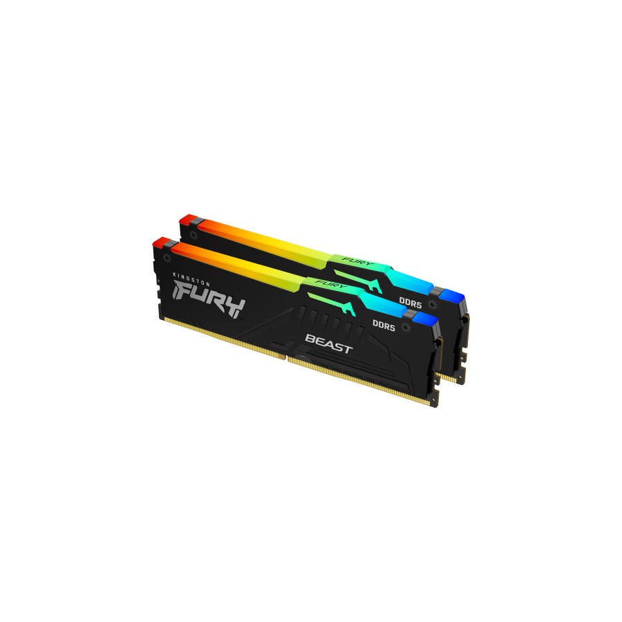 11046-Kingston Technology FURY Beast RGB modulo de memoria 16 GB 2 x 8 GB DDR5 5600 MHz
