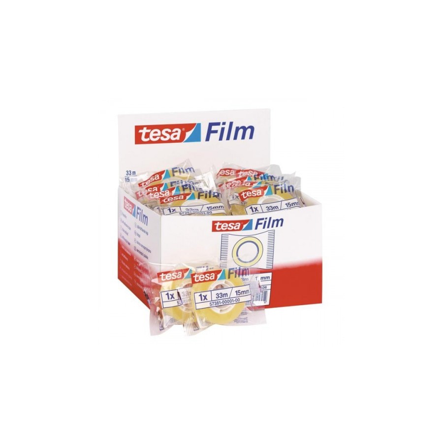 1105-CINTA ADHESIVA STANDARD 15MM.X33M.EN BOLSITA TRANSPARENTE TESA 57381-00001-01 1105-CINTA ADHESIVA STANDARD 15MM.X33M.EN BOLSITA TRANSPARENTE TESA 57381-00001-01