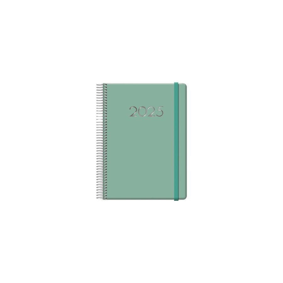 11133-AGENDA 2025 DENVER DIA PAGINA 15 X 21 CM. COLOR VERDE DOHE 12720 - 25