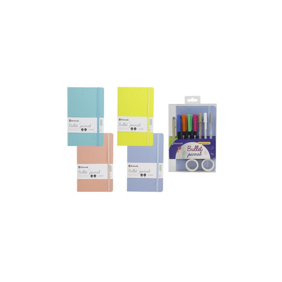 11137-SET LIBRETA BULLET SOFT + ROTULADORES PINCEL Y BOLIGRAFOOS BISMARK INGRAF 330619 11137-SET LIBRETA BULLET SOFT + ROTULADORES PINCEL Y BOLIGRAFOOS BISMARK INGRAF 330619
