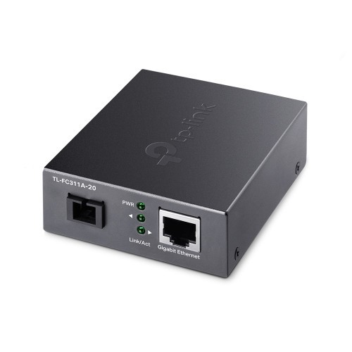 11215-TP-Link TL-FC311A-20 convertidor de medio 1000 Mbit/s 1550 nm Monomodo Negro