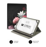 11284-SUBBLIM Funda Tablet Universal TRENDY CASE ROSAS 11"