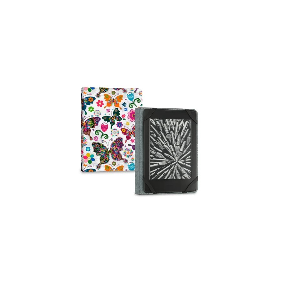 11286-SUBBLIM Funda Libro Electronico Clever Ebook Case 6" Mariposas