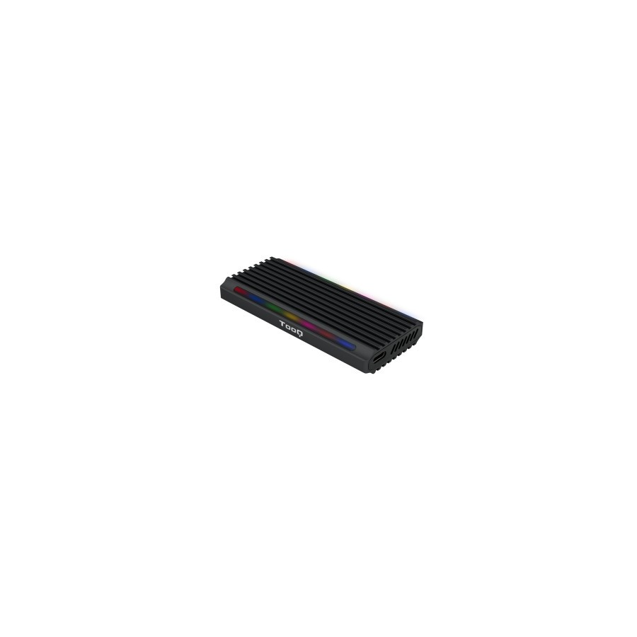 11373-TooQ Shinobi Caja externa para unidad de estado solido (SSD) Negro M.2