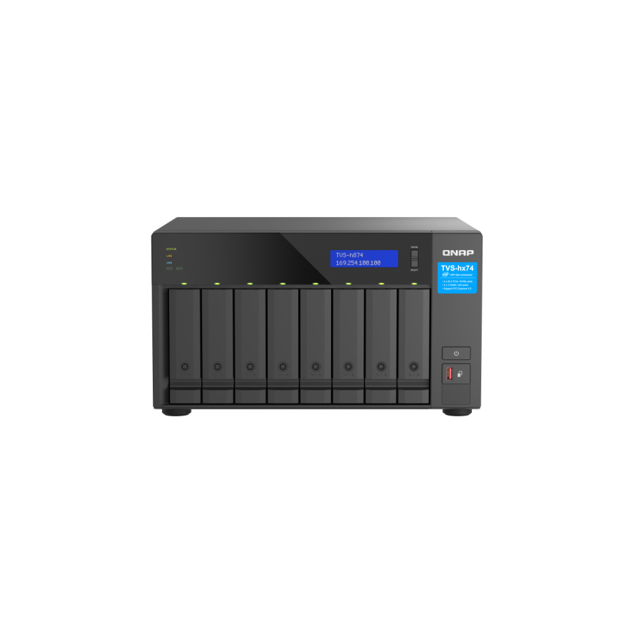 11636-QNAP TVS-h874 NAS Torre Ethernet Negro i5-12400