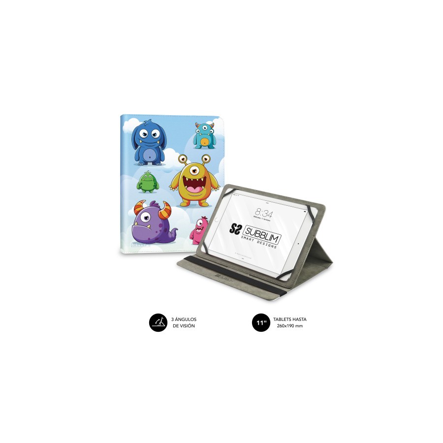 11655-FUNDA TABLET UNIVERSAL TRENDY CASE MONSTERS 11" 11655-FUNDA TABLET UNIVERSAL TRENDY CASE MONSTERS 11"