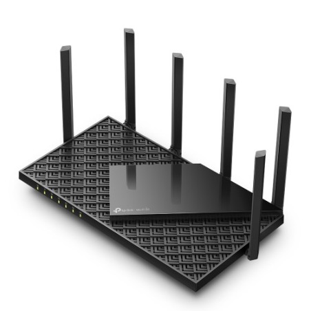 11682-TP-Link Archer AXE75 router inalambrico Gigabit Ethernet Tribanda (2.4 GHz / 5 GHz / 6 GHz) Negro