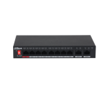 11700-(DH-PFS3010-8ET-96-V2) DAHUA SWITCH HI-POE 2.0 8 PUERTOS + 2 UPLINK RJ45