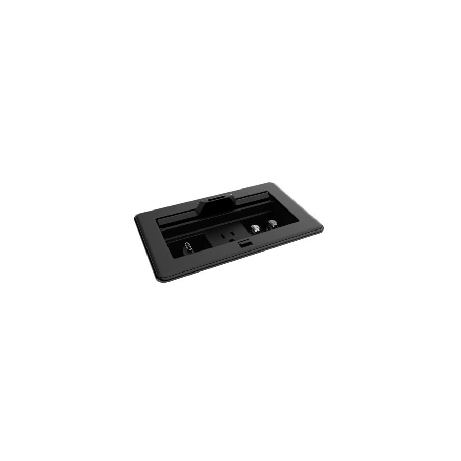 11745-CRESTRON FLIPTOP FT2 SERIES CABLE MANAGEMENT SYSTEM, 202 SIZE, MECHANICAL, PASS-THROUGH LID, BLACK (FT2-202-MECH-P 11745-CRESTRON FLIPTOP FT2 SERIES CABLE MANAGEMENT SYSTEM, 202 SIZE, MECHANICAL, PASS-THROUGH LID, BLACK (FT2-202-MECH-P