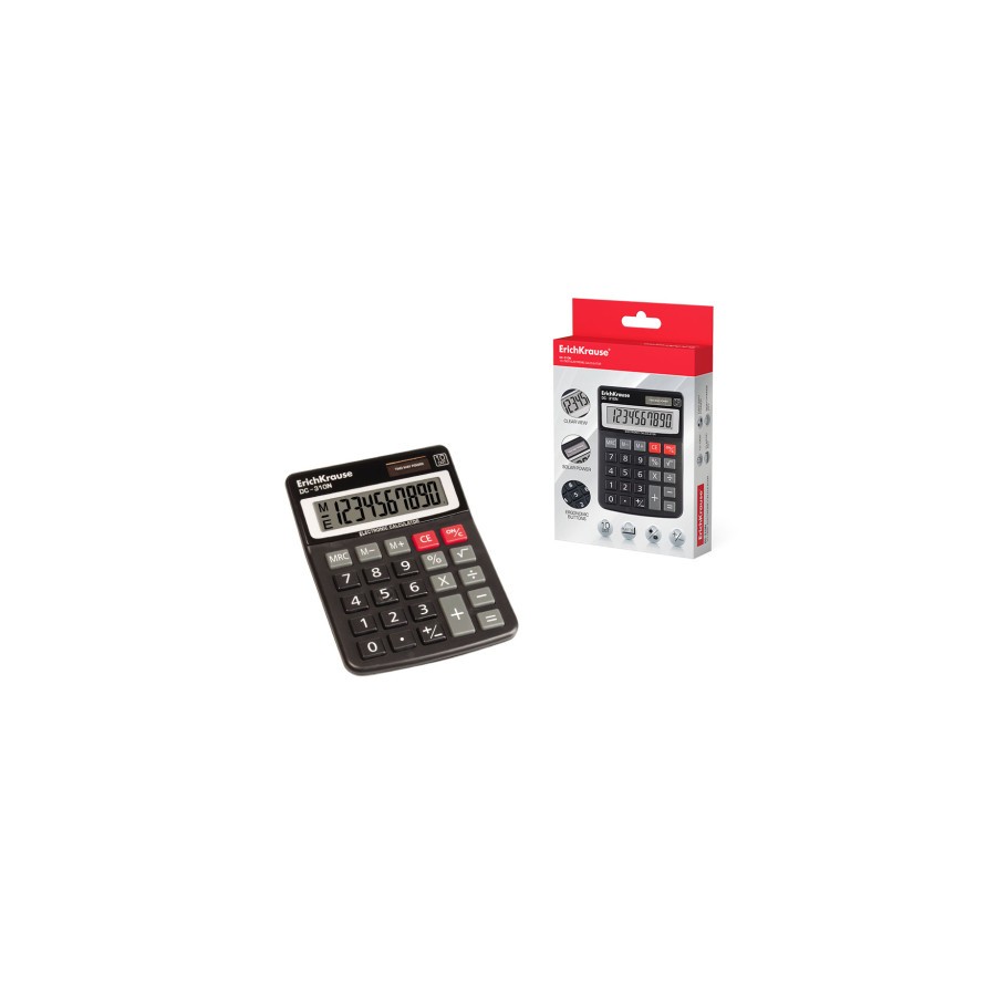 11890-CALCULADORA DE SOBREMESA DC-310N 10 DIGITOS ERICH KRAUSE 50310 11890-CALCULADORA DE SOBREMESA DC-310N 10 DIGITOS ERICH KRAUSE 50310