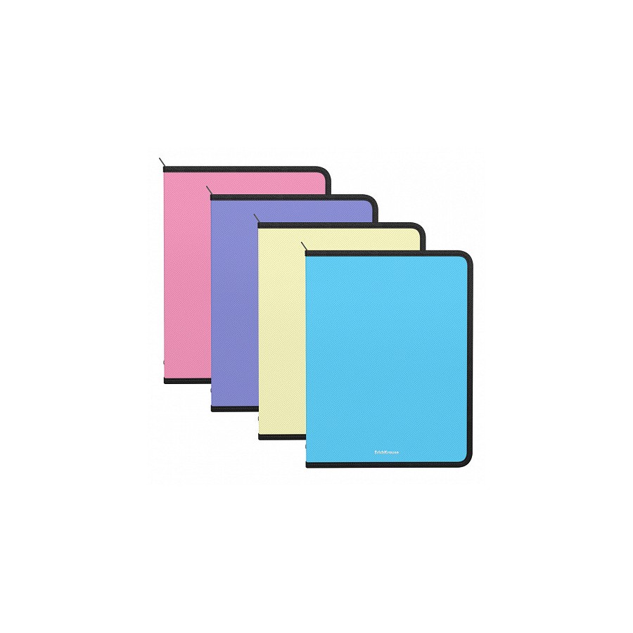 11933-CARPETA POLIPROPILENO CON CREMALLERA MATT PASTEL A4 COLORES SURTIDOS ERICH KRAUSE 59221 11933-CARPETA POLIPROPILENO CON CREMALLERA MATT PASTEL A4 COLORES SURTIDOS ERICH KRAUSE 59221