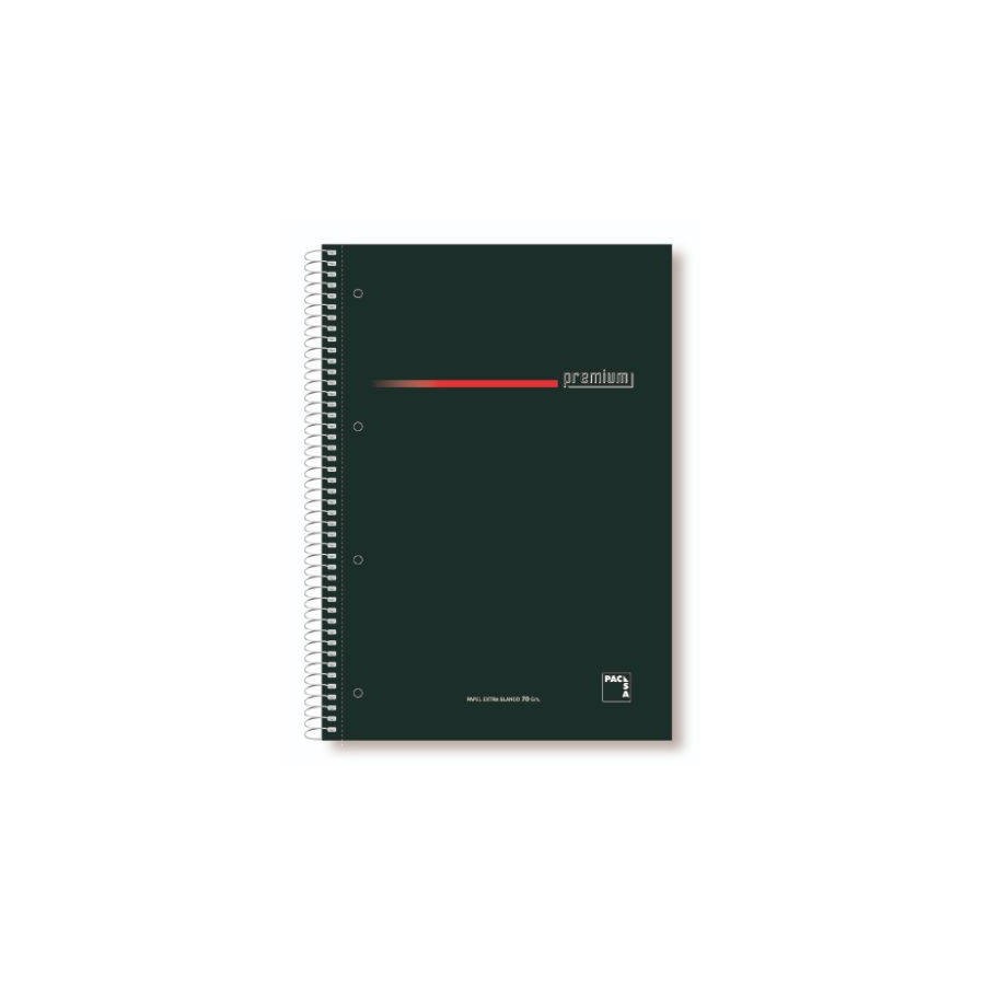1195-CUADERNO SERIE PREMIUM TAPA EXTRA DURA 70 GRS. A-4 (210X297MM.) MICROPERFORADO 160 HOJAS CUADRICULA 5X5 + GRECA NEG 1195-CUADERNO SERIE PREMIUM TAPA EXTRA DURA 70 GRS. A-4 (210X297MM.) MICROPERFORADO 160 HOJAS CUADRICULA 5X5 + GRECA NEG