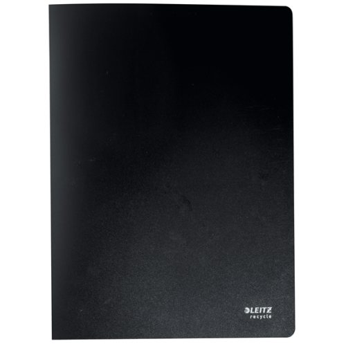 12010-CARPETA POLIPROPILENO CON 20 FUNDAS A4 RECYCLE NEGRO LEITZ 46760095