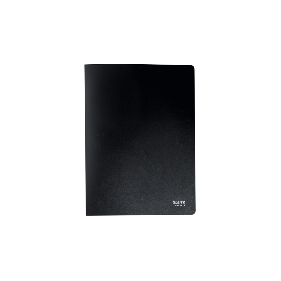 12010-CARPETA POLIPROPILENO CON 20 FUNDAS A4 RECYCLE NEGRO LEITZ 46760095