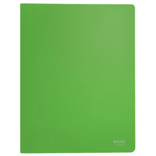 12018-CARPETA POLIPROPILENO CON 40 FUNDAS A4 RECYCLE VERDE LEITZ 46770055