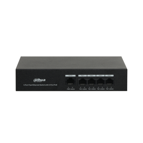 12048-(DH-PFS3005-4ET-36) DAHUA SWITCH POE 4 PUERTOS + 1