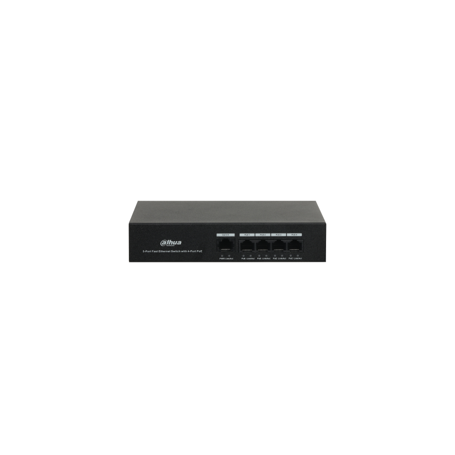12048-(DH-PFS3005-4ET-36) DAHUA SWITCH POE 4 PUERTOS + 1 12048-(DH-PFS3005-4ET-36) DAHUA SWITCH POE 4 PUERTOS + 1